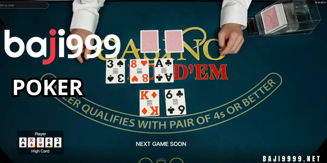 Baji999-এ Evolution Live Poker – আন্তর্জাতিক মানের লাইভ পোকার অভিজ্ঞতা 3 Live Poker ইন্টারফেস baji999